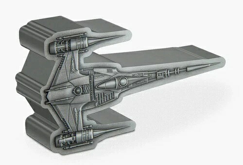 2023年 スター・ウォーズ マンダロリアン N-1 スターファイター 1オンス シルバー シェイプドコイン 41,470円