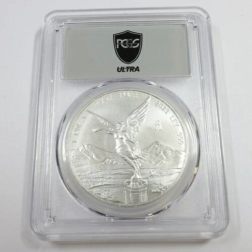 2023 PCGS ULTRA MS70 - メキシコ 1 オンス シルバー リベルタ オンザ コイン #54510A