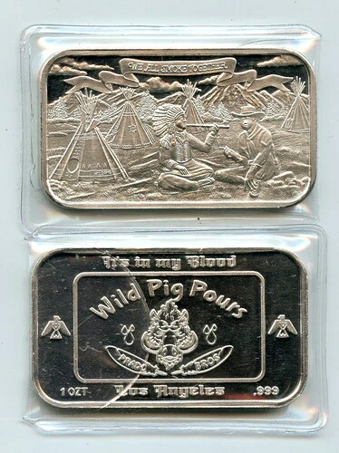 WildPig 1トロイオンス .999 純銀