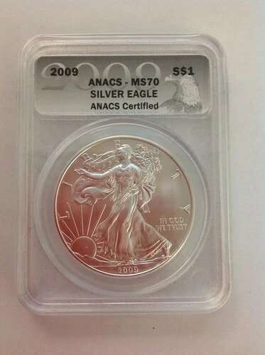 2009 S$1 ANACS-MS70 シルバーイーグル