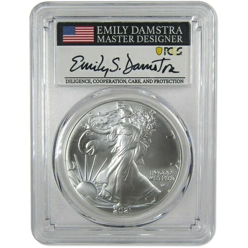 2021年 タイプ2 アメリカンシルバーイーグル MS 69 PCGS 未流通 ダムストラ