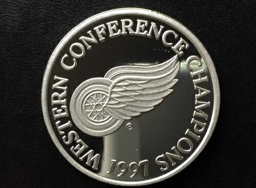 1998 エンバイロミント NHL ウェスタンカンファレンス チャンピオン シルバーメダル A2513