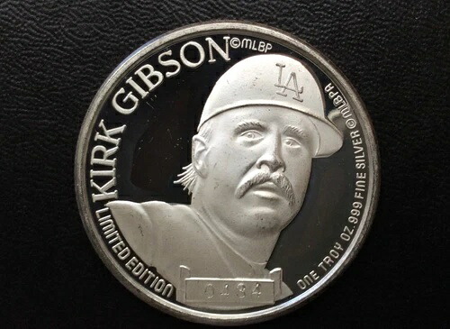 1988年 マーク・ギブソン ナショナルリーグMVP MLBPA シルバーメダル A0313