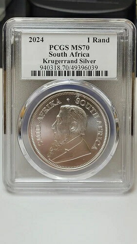 2024年 ウルトラブレイクス 南アフリカ シルバー クルーガーランド PCGS MS70