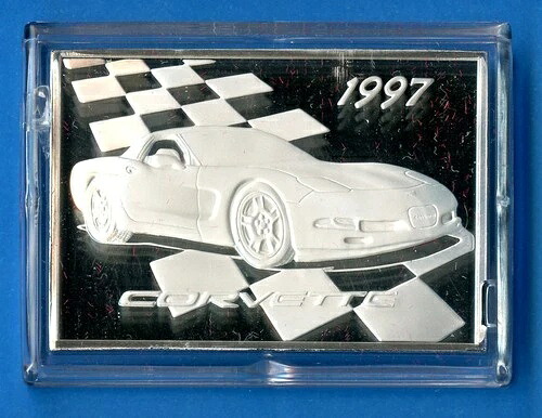 1997年式 シボレー コルベット 1.2オンス - 37g シルバー プルーフ
