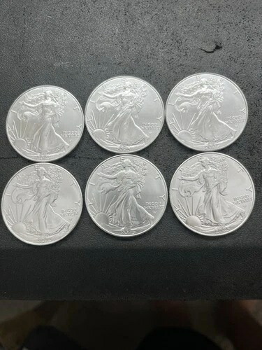 2024年アメリカ鋳造のアメリカ銀貨1枚!!