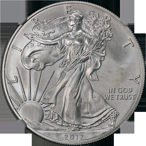2012年 シルバー アメリカンイーグル $1 NGC MS70 ハクトウワシラベル - 在庫あり