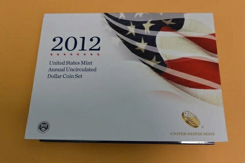 2012-W 6枚セット アメリカ造幣局 未流通ドル硬貨（外カバー欠品）