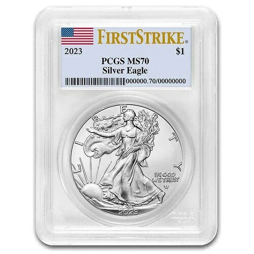 2023年 アメリカン シルバー イーグル MS-70 PCGS (FS)