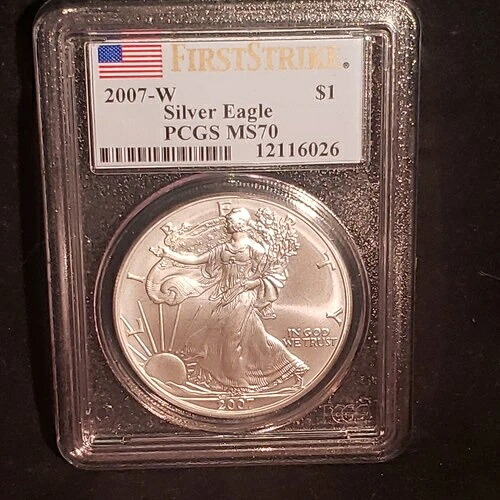 2007-W イーグル ファーストストライク PCGS MS 70
