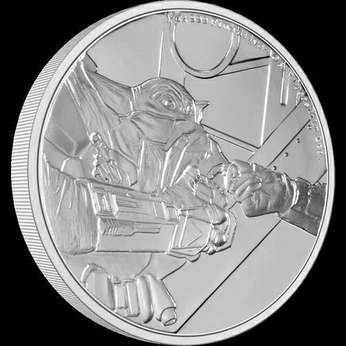 スター・ウォーズ マンダロリアン クラシック グローグー ベビーヨーダ 1オンス シルバー プルーフコイン 2021 41,470円