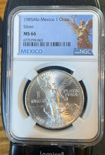 1985月 メキシコ 1 オンザ シルバー リベルタ NGC MS66 41,470円