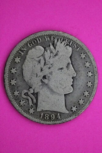 1894年 P バーバー リバティ シルバー ハーフドル 正規品 本物 2252 42,185円