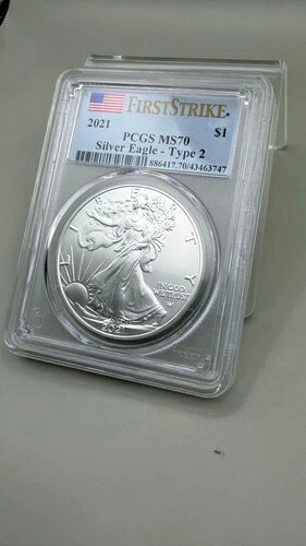 2021年 アメリカンシルバーイーグル タイプ2 MS70 PCGS|WORLD RESOURCE【QUEEN店】