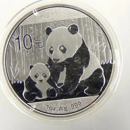 パンダ 10 CNY - シルバー - BU - 2012 - 中国 - コイン [EN]