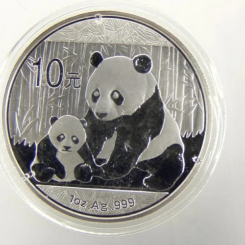 パンダ 10 CNY - シルバー - BU - 2012 - 中国 - コイン [EN]