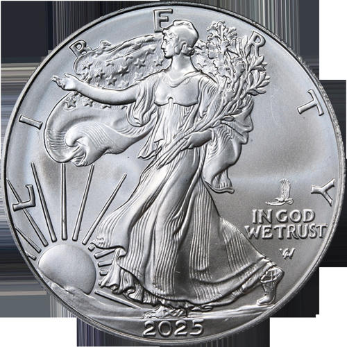 2025-(P) シルバー アメリカンイーグル $1 イーグル プライベート PCGS MS69 - 最初の5万枚のうち1枚 - 在庫あり