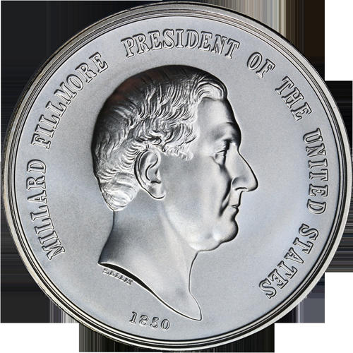 アメリカ造幣局 大統領銀メダルプログラム ミラード・フィルモア 1オンス .999 OGP COA｜WORLD RESOURCE【QUEEN店】 42,185円