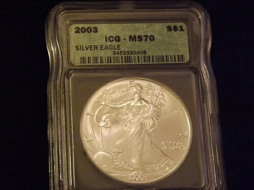 2003 $1 イーグル ICG MS 70|WORLD RESOURCE【QUEEN店】