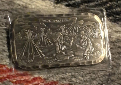 私たちは皆一緒に喫煙します。999ファインシルバーアートバーワイルドピッグポアズWPインディアン|WORLD RESOURCE【QUEEN店】