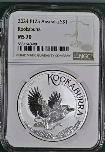 2024 P125 オーストラリア S$1 KOOKABURRA グレード MS 70|WORLD RESOURCE【QUEEN店】
