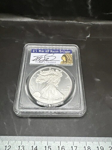 PR69 2012-W アメリカン シルバー イーグル クリーブランド サイン入り PCGS *3152