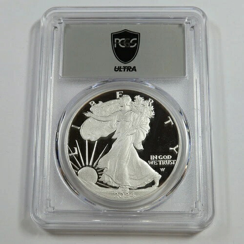 2024 W PCGS ULTRA PR70 DCAM プルーフ 1オンス シルバー アメリカンイーグル SAE 米国コイン 53939A