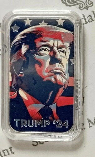 1オンス スコッツデール ドナルド・トランプ 2024 キャンペーン シルバーバー（新品・未開封）