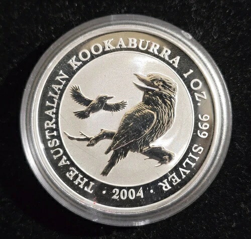 2004年 オーストラリア産クッカバラ 1オンス .999 純銀