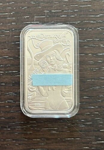CMG MINT 1オンス .999 シルバー アートバー エバーラスティング ノブ ボッパー シルバー COA付き