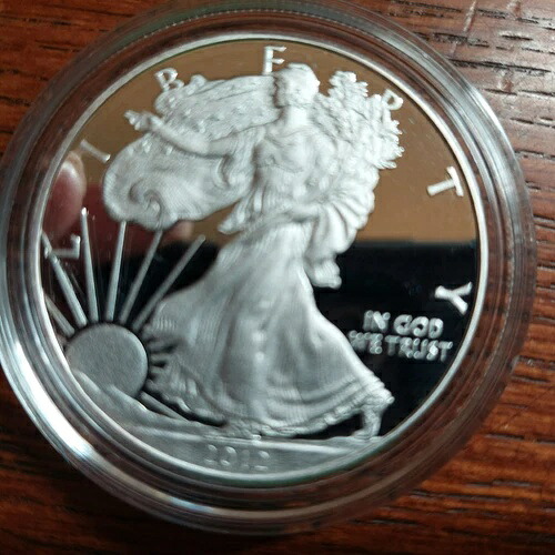 2012年 プルーフ シルバー イーグル - ボックス & CoA