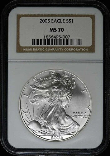 2005年イーグルS$1 NGC MS70