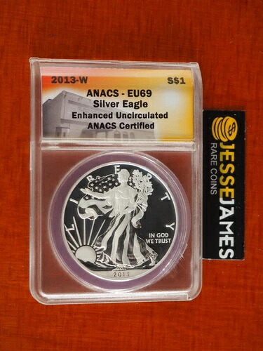 2013年 W強化未流通 シルバーイーグル ANACS EU69- 45,045円