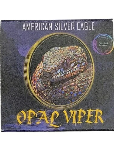 2024年アメリカンシルバーイーグル、「オパールバイパー」、限定版