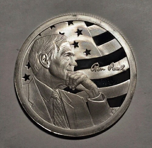 2009年「ロン・ポール大統領」1オンス銀貨