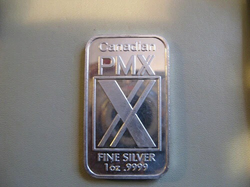 コレクター向け 1 オンス シルバーバー カナダ PMX .9999 ファイン Ag 1 トロイオンス カナダ