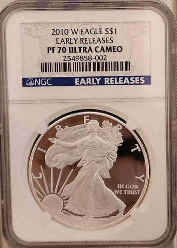 2010 Wイーグル NGC アーリーリリース PF 70 ウルトラカメオ