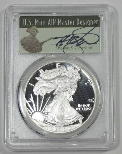 2016-W (2019) $1 シルバーイーグル レタードエッジ PCGS PR 70 DCAM WP ミントホード