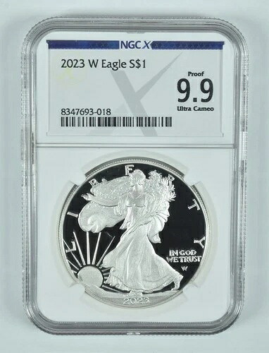 2023-W アメリカン シルバー イーグル プルーフ 9.9 UCAM NGC X NGCX