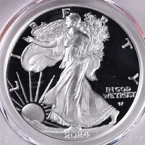 2024-W アメリカン シルバー イーグル - PCGS PR70 DCAM 初期発行