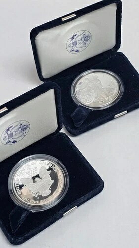 2004年 $1 アメリカン シルバー イーグル 1オンス .999 プルーフ シルバー ドル - 単価 -ACT