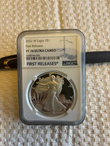 2022-W プルーフ アメリカン シルバー イーグル NGC PF70 UC ファーストリリース