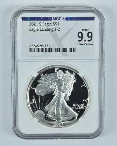 2021-S アメリカン シルバー イーグル タイプ2 プルーフ 9.9 NGC X NGCX