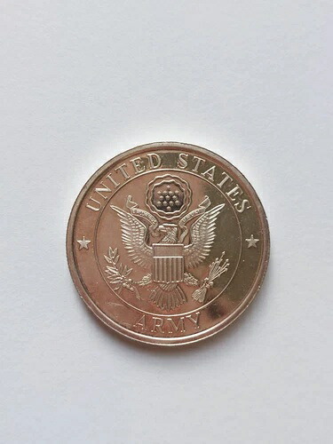 アメリカ陸軍 .999 1オンス ラウンドシルバーコイン 44,330円