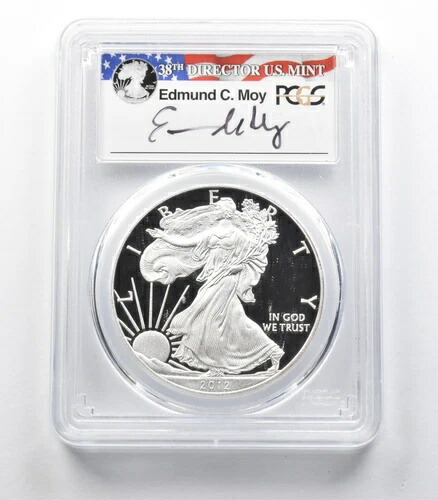 PR69 2012-W アメリカンシルバーイーグル モイサイン PCGS *3127