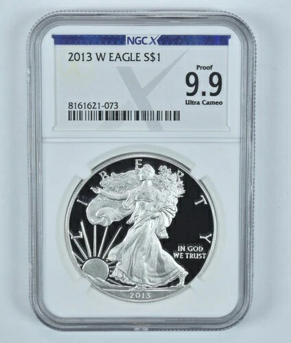 2013-W アメリカン シルバー イーグル プルーフ 9.9 UCAM NGC X NGCX