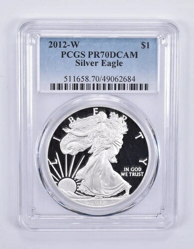 2012-W アメリカン シルバー イーグル PR70 DCAM PCGS