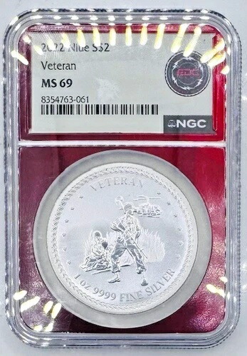 2022年 ニウエ S$2 ベテラン NGC MS69