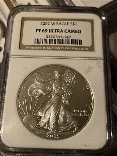 2002年 W イーグル S$1 NGC PF 69 ウルトラカメオ