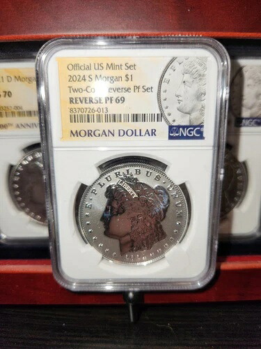 2024年 $1 S モルガン シルバー ドル NGC リバース プルーフ PF69 44,330円